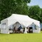 10 X 20 Ft Pop Up Canopy With 6 Sidewalls And Windows And Carrying Bag For Party Wedding Picnic